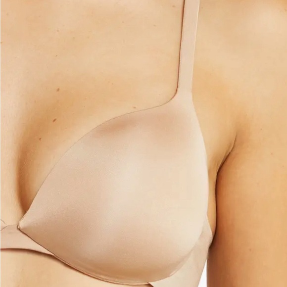 NWT Ultimate Collection Teardrop Underwire Push-Up Bra size 38B color is sand - Picture 2 of 10